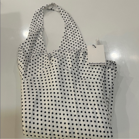 NWT • Delilah linen dress in eclipse dot - Picture 3 of 9